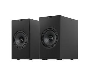 KEF Coda W Enceintes bibliothèque sans Fil HiFi, Dark Titanium | Bluetooth 5.4 aptX Lossless | Compatibles avec platines, TV, Ordinateurs et Plus | Musique | TV et Home cinéma | Jeux vidéo
