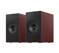 KEF Enceintes sans fil Hi‑Fi Coda W – Bluetooth 5.4 aptX Lossless – Bordeaux, vendues par paire