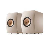 KEF LS50 Wireless 2 Beige Sable - Enceintes Bibliothèques Amplifiées (la paire)