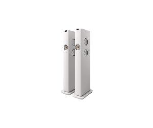 KEF LS60 Wireless Blanc mat - Enceintes Colonnes Amplifiées (la paire)