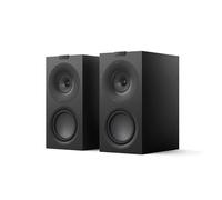 KEF Enceintes bibliothèque HiFi Q Concerto Meta 3 voies Bass Reflex Uni‑Q 100 mm 165 mm Noir Satin