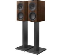 KEF Q Concerto Meta Noyer + SQ1 Gris foncé - Enceintes bibliothèque