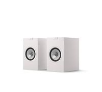 KEF Q1 Meta Enceintes bibliothèque HiFi, Blanc Satin | Musique | TV & Home Cinéma | Jeux vidéo | 2 Voies Bass Reflex | Haut-Parleur Uni-Q avec Mat 130 mm