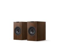 KEF Q1 Meta Enceintes bibliothèque HiFi, Noyer | Musique | TV & Home Cinéma | Jeux vidéo | 2 Voies Bass Reflex | Haut-Parleur Uni-Q avec Mat 130 mm