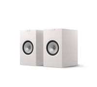 KEF Enceinte bibliothèque HiFi Q3 Meta – 2 voies Bass Reflex, Uni‑Q 165 mm – Blanc Satin