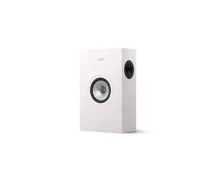 KEF Q4 Meta Enceinte Murale Passive, Blanc, système Home Cinéma Q | Enceinte Hi-Fi passive murale | Enceinte LCR ou surround | Bass-reflex 2 voies | Musique, jeux, TV et films