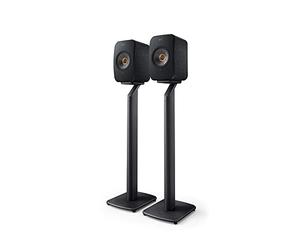 KEF S1 Paire de pieds pour haut-parleurs de bibliothèque actifs LSX et LSX II Gris