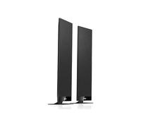 KEF T301 Paire d'enceintes ,noires|Super Slim| 3,5cm de profondeur|10-150W|HiFi|Home Cinema|TV