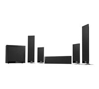KEF T205 System set d'enceintes 5.1 canaux 750 W Noir - Sets d'enceintes (5.1 canaux, 750 W, Home cinéma, Noir, 2-voies, 150 W)