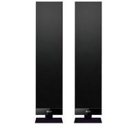 KEF T301 - Haut-parleurs Noirs (Set d'enceintes, 2,5 Voies, Stand-mountable, Table/étagère, Montage Mural, fermé, 2,54 cm (1"), 11,4 cm (4,5")