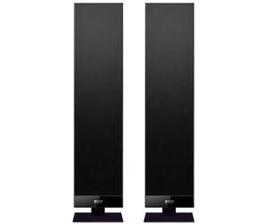 KEF T301 - Haut-parleurs Noirs (Set d'enceintes, 2,5 Voies, Stand-mountable, Table/étagère, Montage Mural, fermé, 2,54 cm (1"), 11,4 cm (4,5")