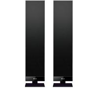 KEF T301 Paire d'enceintes ,noires|Super Slim| 3,5cm de profondeur|10-150W|HiFi|Home Cinema|TV