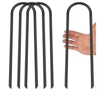 KeFanta Lot de 4 ancrages de trampoline résistants au vent en acier inoxydable