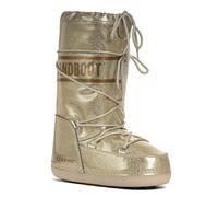 Kefas GRANDBOOT Bottes de neige pour femme - Après-ski Outdoor - Chaussures de neige thermiques imperméables avec doublure chaude et semelle antidérapante - Paillettes or, or, 35/37 EU