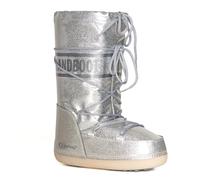 Kefas GRANDBOOT Bottes de neige pour femme - Après-ski Outdoor - Chaussures de neige thermiques imperméables avec doublure chaude et semelle antidérapante - Argent pailleté, or, 41/43 EU