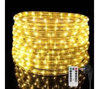 kefflum LED Tube Lumineux 14 Mètres 366 LED Guirlande Lumineuse IP65 Tube, Led Tubes lumineux Extérieur et Intérieure pour Jardin, Tuyau Bande Décoration Fête Mariage Noël (14M-new)