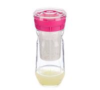 Kefirko Kit à formage - L'ensemble idéal pour préparer du kéfir à la Maison | Pack Fromager + Livret de Recettes | 1.4l | sans BPA | Rose
