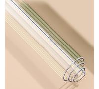 kefu01 Film de Protection de Table Transparente en PVC de 2mm,Nappe Inodore et Imperméable,pour Table à Manger Rectangulaire,pour Maison,Table Basse,Cuisine et Bureau (65x125cm/26x49in)