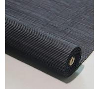 kefu01 Store Enrouleur Bambou Noir,Store en Bambou Respirants,Store Bateau en Bambou,Store Vénitien,Store Enrouleur Roll'Up,avec Cordon Latéral,pour Bureau,Cuisine,Balcon (W55xH90cm/W21.7" xH35.4)