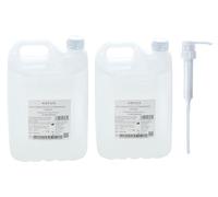 KEFUS Gel Conducteur pour Ultrasons 10L | Bidon + pompe doseuse | Gel médical et esthétique pour échographie, radiofréquence, IPL et cavitation | Haute conductivité et précision