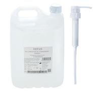 KEFUS Gel Conducteur pour Ultrasons 5L | Bidon + pompe doseuse | Gel médical et esthétique pour échographie, radiofréquence, IPL et cavitation | Haute conductivité et précision