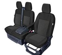 Kegel-Blazusiak Housse de sièges sur mesure pour Ford Transit Custom à partir de 2012 et 2018, polyester, noir, fourgon, housses de sièges pour véhicule, nouveauté