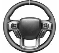 KEHEXIN Housse de Volant Cousue Main en Similicuir Noir,pour Ford F-150 Raptor 2015-2020
