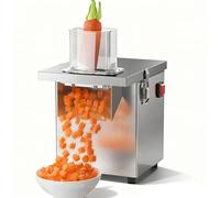 KEhtu Coupe-légumes électrique Multifonctionnel, trancheuse et râpe, en Acier Inoxydable, pour Couper en dés, épaisseur de Coupe réglable, Usage Commercial et Domestique.