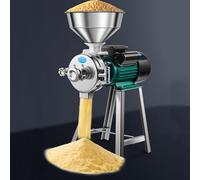 KEhtu Moulin À Farine Et À Grains, Broyeur À Aliments 4800 W, Humide Et Sec, Grosseur Réglable, Utilisé pour Faire De La Farine Grossière/Poudre Fine/Bouillie Épaisse/Bouillie Fine