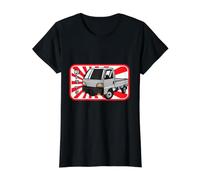 Kei Mini Camion Japonais Classique avec Cabine JDM Red Rays T-Shirt Graphique avec Valeur
