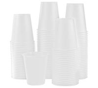 KEILEOHO Lot de 100 gobelets réutilisables en plastique de 360 ml, gobelets de fête, gobelets en plastique rigide pour fête, gobelets en plastique empilables, gobelets en plastique réutilisables