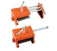 KEILEOHO Lot de 2 colliers de serrage pour armoire, kit de serrage d'installation de cadre de façade d'armoire, outil d'alignement de pince en acier robuste, orange