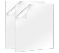 KEILEOHO Lot de 2 feuilles acryliques transparentes de 6 mm, 300 x 300 mm, panneaux en plastique acrylique transparent pour remplacement de cadre photo, projets de bricolage