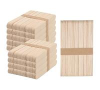 KEILEOHO Lot de 500 bâtonnets de sucettes en bois de 15,2 cm pour travaux manuels, art, bricolage, décoration, 150 x 18 x 1,6 mm