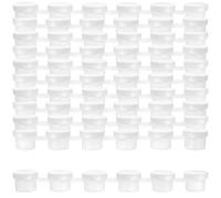 KEILEOHO Lot de 60 bandes Mini Pots de Peinture Vides, Bande de Rangement Peinture avec couvercle, Contenants de Peinture, pour Salles de Classe, 3ML, 360 pièces