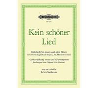 Kein SCH246ner Lied: German Folksongs in New and Old Arrangements for Three-Part Choir (Sab) [Import]