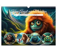 Keine Angst vor Monstern (Wandkalender 2026 DIN A3 quer), CALVENDO Monatskalender: Lustige Monster fürs Kinderzimmer