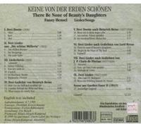 Keine Von der Erden schönen, Lieder [Import]