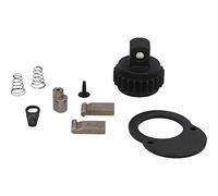KEINEMARKE Goodyear Kit de réparation pour clé dynamométrique modèle 75522 10 pièces avec entraînement 1/2" (12,5 mm) pour réparer la tête de cliquet, Noir/Argent
