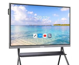 KEINONE - Tableau intelligent 4K de 55 pouces, Android 14 OS 8 + 128 Go, tableau blanc interactif, électronique numérique avec écosystème d'applications ouvertes, tableau intelligent avec affichage