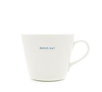 Keith Brymer Jones "Drink Me. Seau Mug, Blanc, 0.35 Litre