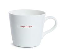 Keith Brymer Jones Grande tasse en céramique blanche de la gamme Word - Magnifique - 500 ml