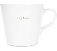 Keith Brymer Jones - Word Range - Grand seau en céramique - Coffret cadeau - Big Love - Vert - 500 ml