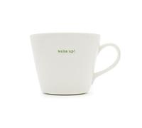 Keith Brymer Jones Word Range Mug standard 350 ml Wake Up Porcelaine Blanc 12,5 x 10 x 8 cm