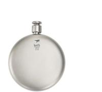 Keith Flasque en Titane avec Entonnoir, 130ml, Ti9303, Gourde de Poche en Titane pour Vin, Whisky, Vodka, Gourde de Sport pour Homme et Femme, Idéale pour Camping Randonnée et Activités Extérieures