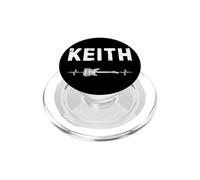 Keith Guitare Battement De Coeur Musique Guitariste PopSockets PopGrip pour MagSafe