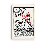 Keith Haring 1983 Tokyo Galerie Watari Japon Keith Haring Poster d'exposition Pop Art Contemporain, Illustration Célèbre, Art contemporain, Street Art, Poster de galerie mural (sans cadre) 28 x 35 cm