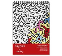 Dessin et coloriage enfant Caran d'Ache Bloc coloriage A5 Keith Haring Multicolore