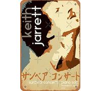 Keith Jarrett Poster rétro en métal vintage 30,5 x 20,3 cm Décoration murale