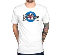 Keith Moon Mod Logo T Shirt English Rock Manches Courtes(Small)